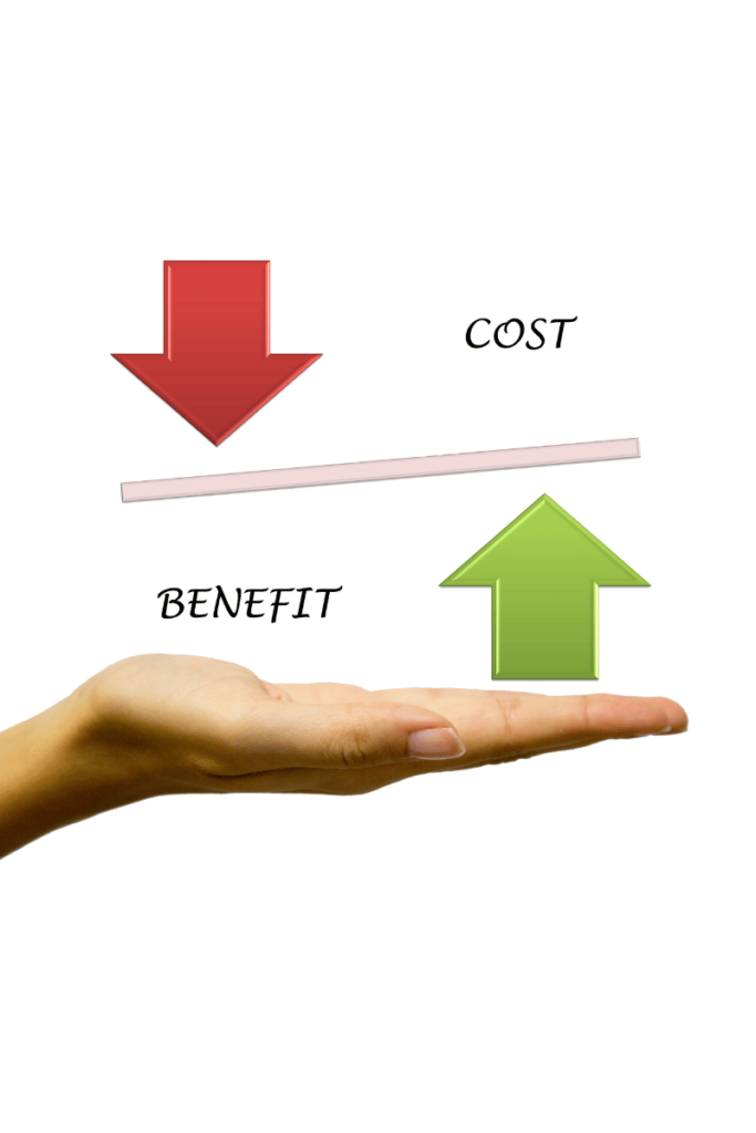 Benefit and cost