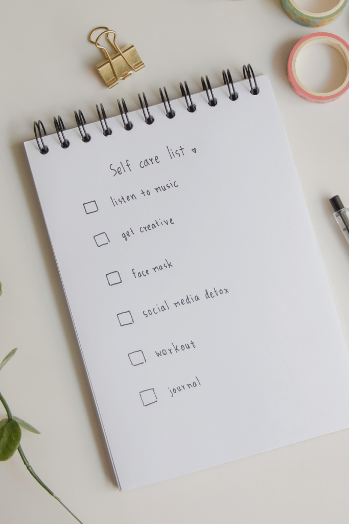 Self care list